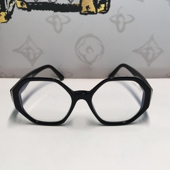 New Authentic Tom Ford TF5976-B 001 Black Eyeglasses - Picture 11 of 12